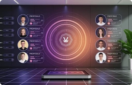 People making democratic decision